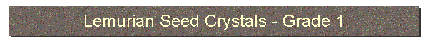 Lemurian Seed Crystals - Grade 1